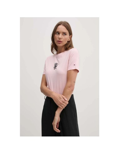 TOMMY HILFIGER CAMISETAS WW0WW42772_RS ROSA (W)