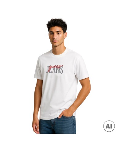 GUESS CAMISETAS M4YI47K8FQ4_BL BLANCO (M)