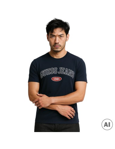 GUESS CAMISETAS M4YI57K8HM0_MAR MARINO (M)