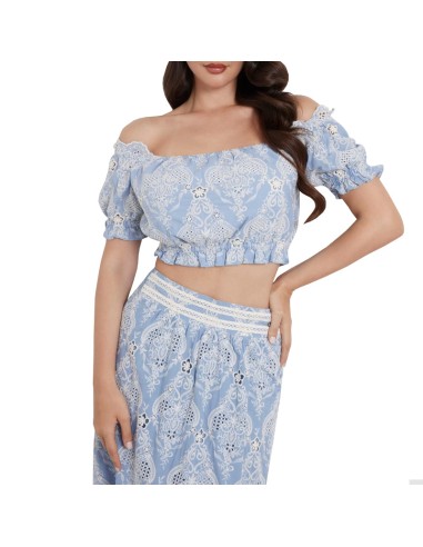 GUESS CAMISETAS W4GH40WG4F0_AZ AZUL (W)