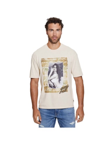 GUESS CAMISETAS M4BI21K9RM1_CRU CRUDO (M)
