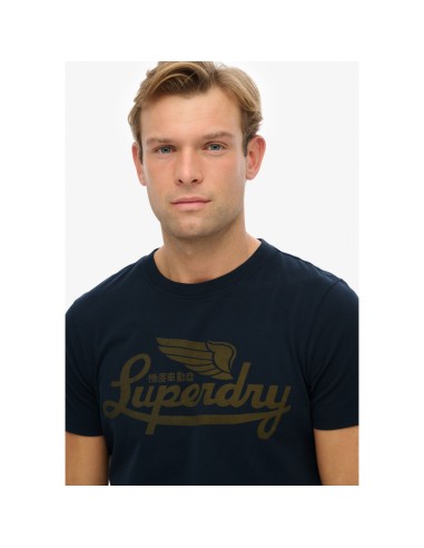 SUPERDRY CAMISETAS M1012229A_MAR MARINO (M)