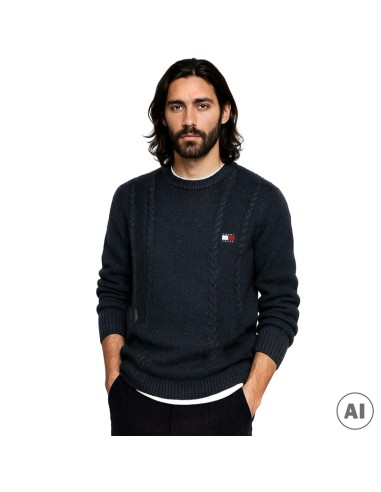TOMMY HILFIGER JERSEY DM0DM19440_MAR MARINO (M)