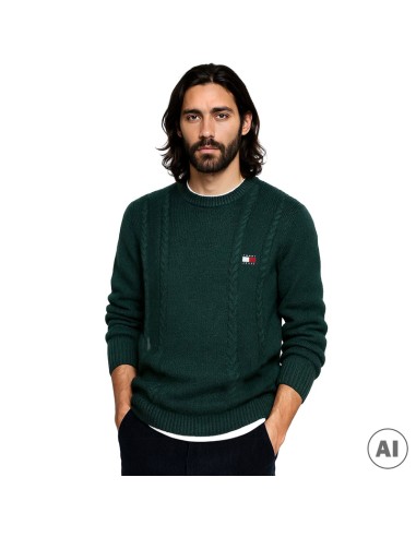 TOMMY HILFIGER JERSEY DM0DM19440_VE VERDE (M)